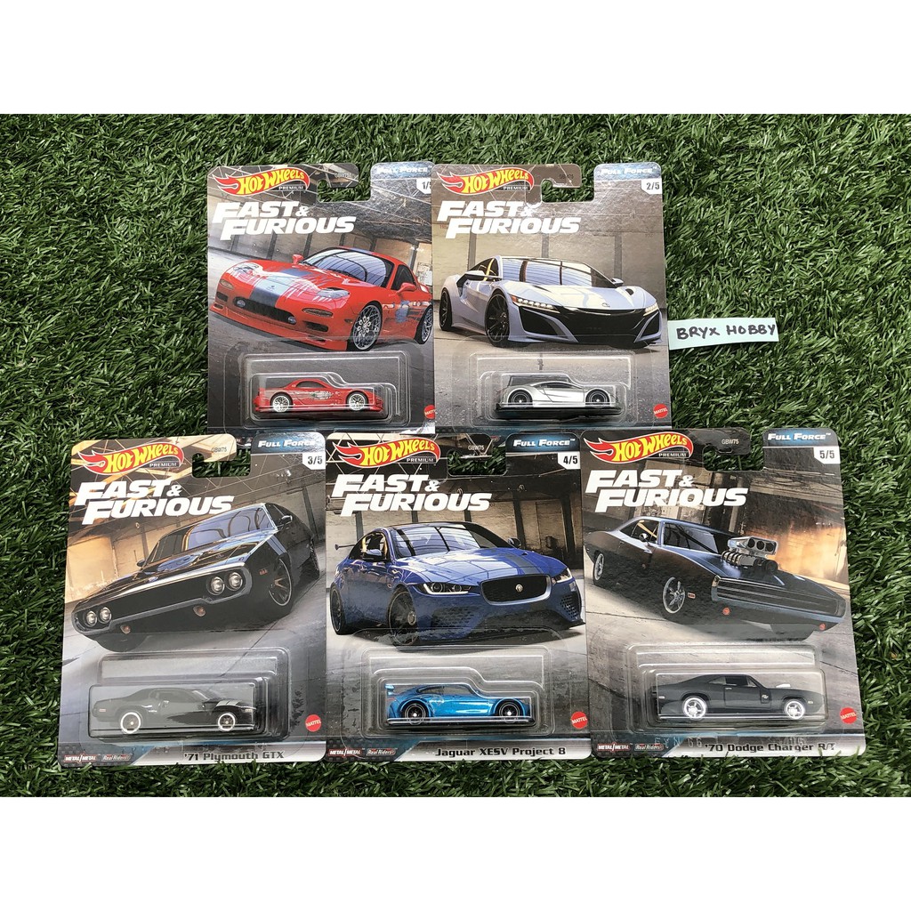 Hot Wheels 2020 Premium Fast & Furious Full Force Case H #GBW75-956H (1 ...