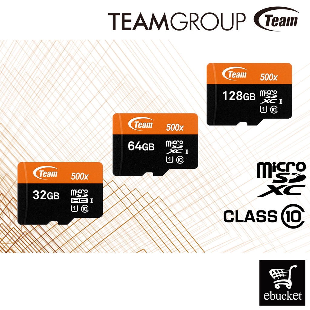 Team Group Micro SD Card U1 Class 10 32GB/64GB Shopee Malaysia