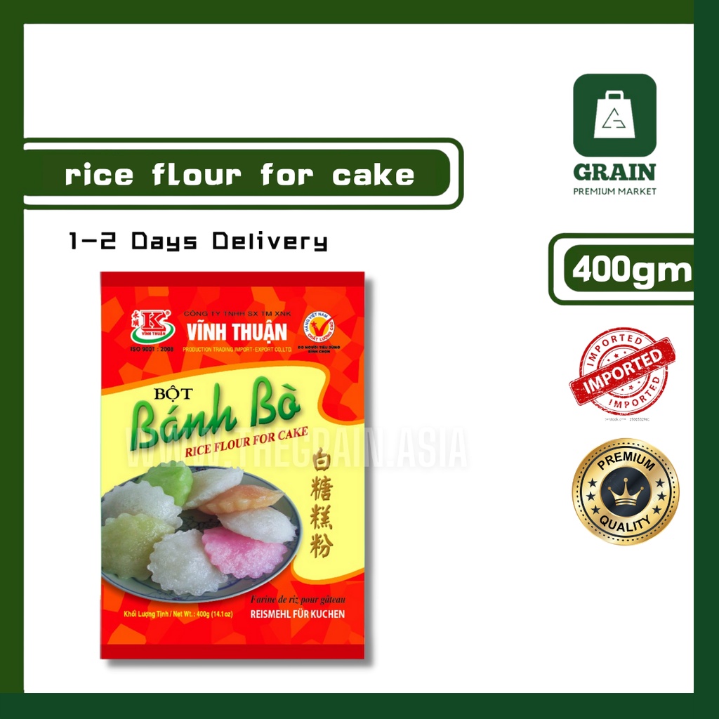 RICE FLOUR FOR CAKE (BOT BANH BO 400G) Shopee Malaysia