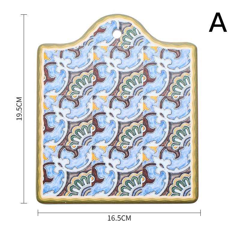 ♧DSY♧ Moroccan Ceramic Trivet Pot Holder NonSkid Heat Insulation Hot