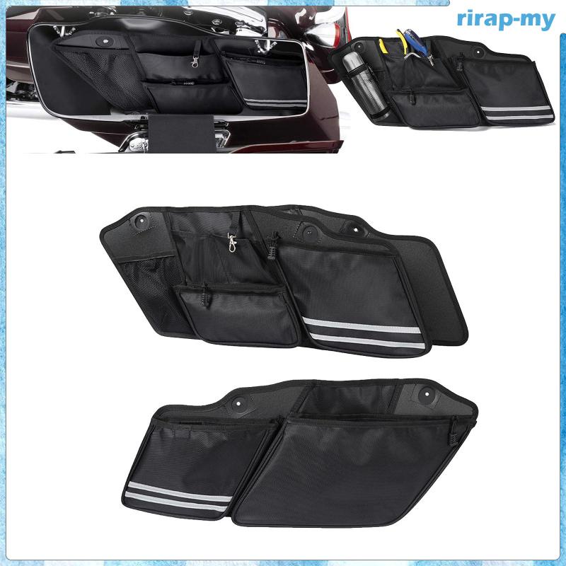 [rirapMY] 2PCS Saddlebag Side Organizer Bag Fit for 2014-2020 Touring ...