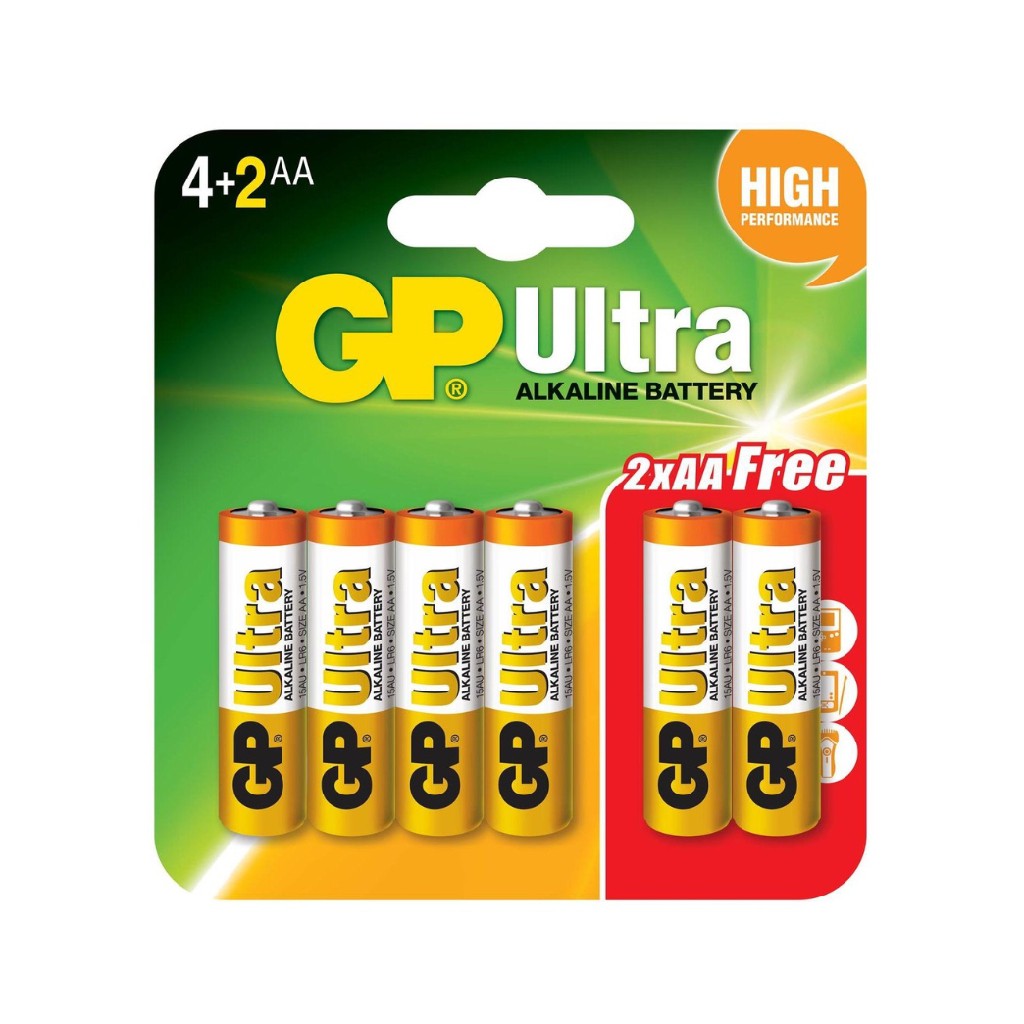 [ORIGINAL] GP ALKALINE BATTERY AA / AAA / AAAA / 9V / GREENCELL