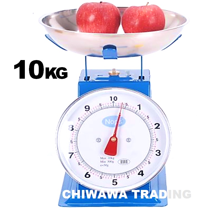 Commercial Mechanical Market Flat Plate Weighing Scale 30kg 50kg 100kg 150kg Timbang Berat Alat Penimbang Buah Sayuran