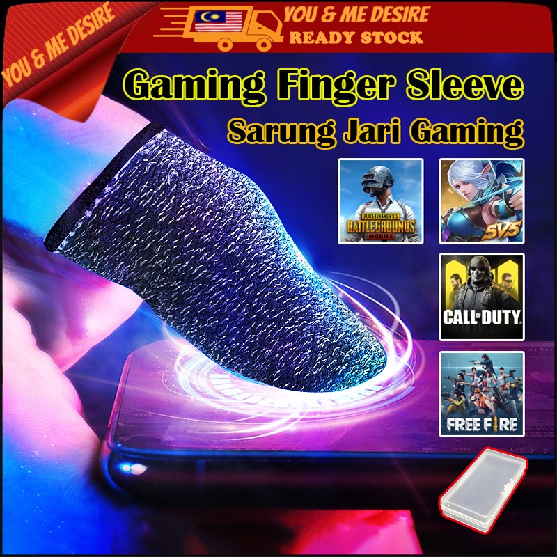 DAMIEL Snake Gaming Finger Sleeve For PUBG Breathable Fingertips Sweatproof Anti-slip Fingertip Cover Thumb Gloves For Mobile Game