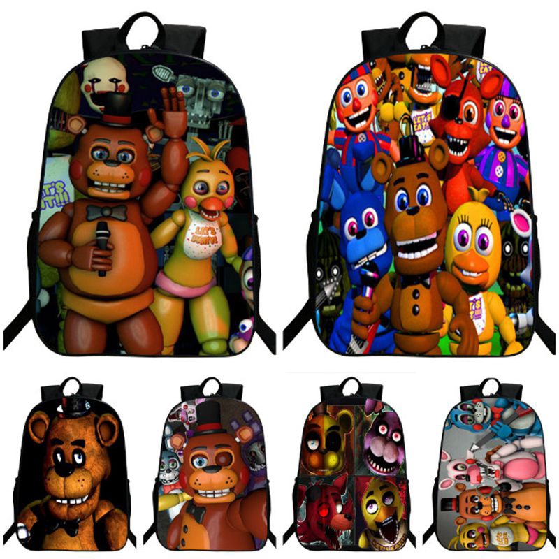 Five Nights At Freddy's Backpack Children School Bags Kids Fnaf ...