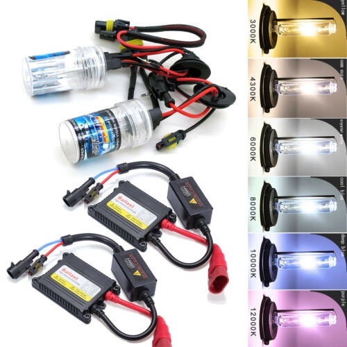 55W HID Set Xenon Headlight HID Set Include DC Ballast H1 H3 H4 H7 H11 ...