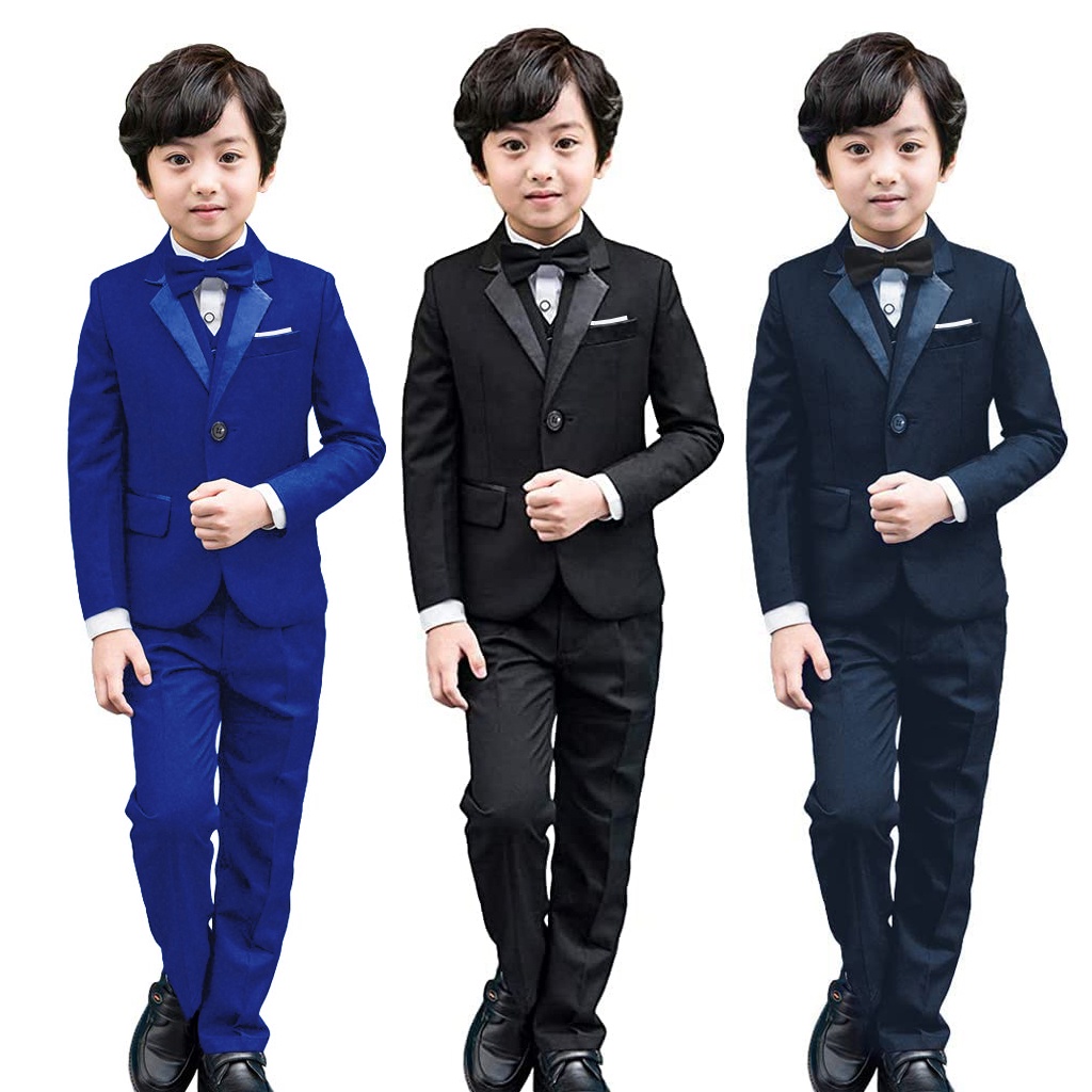 Ready Stock】Fashion Wedding Kids Suit for Girls Formal Pant Suits for  Teenagers 2PCS Blazer Set Brand Plaid Children Blazer 4 5 7 9 11 13T