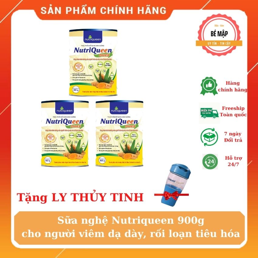 [Free Glass] Nutriqueen Diges Turmeric Milk For People With Stomach Inflammation And Digestive