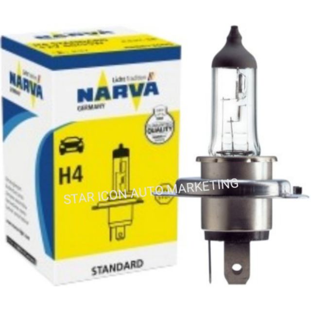 1pcs x H4 Original Narva 48881 Halogen Bulb P43t H4 12v 55w Narva