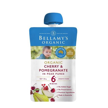 Bellamy's Organic Baby Puree Pouch (100% Fruit Ingredients