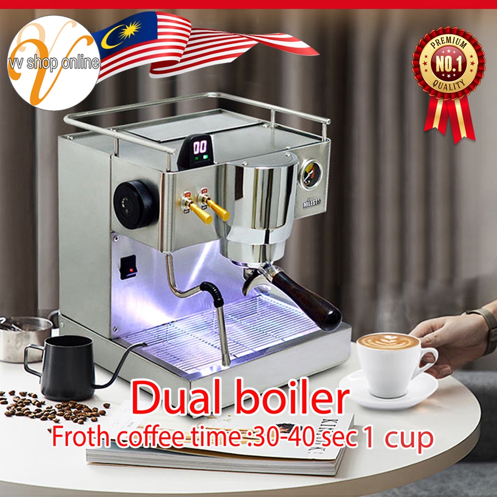 (Ready stock )MILESTO/Maxtor EM19M3 Italian semiautomatic coffee