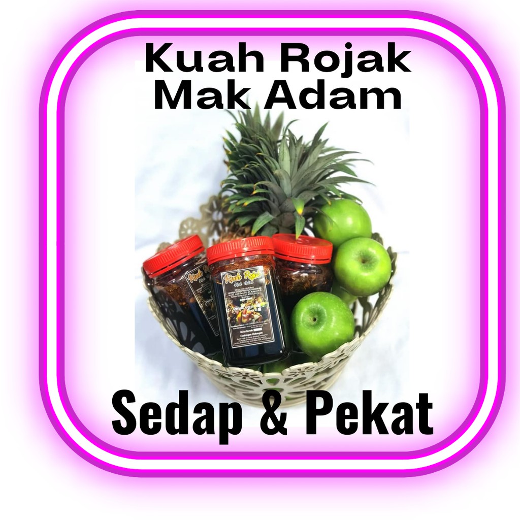 Kuah Rojak Mak Adam / Kuah Rojak Buah /garam belacan /Colek/Rojak Buah ...