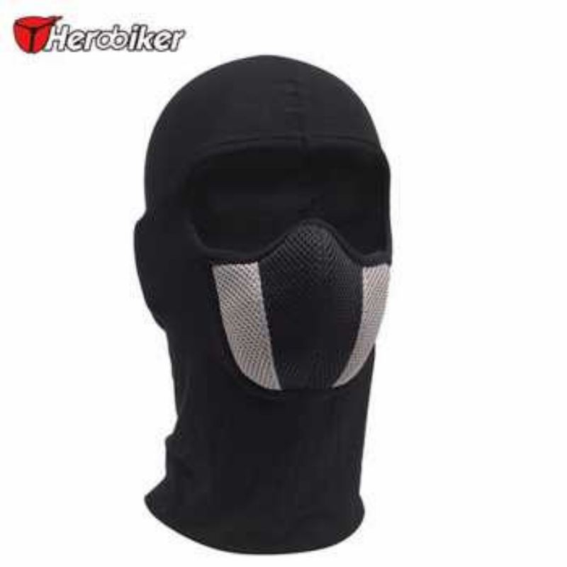 Ninja Full Face Motorcycle Mask Hr45 Shopee Malaysia 