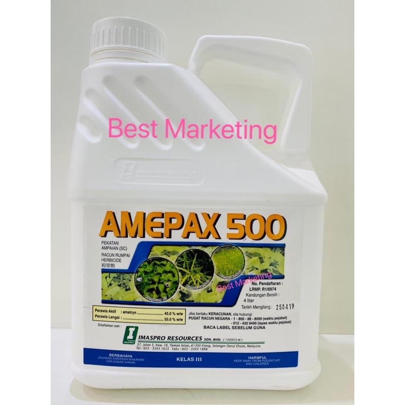 4lit Amepax 500 Imaspro Rumput Sambau Campuran Susu Shopee Malaysia