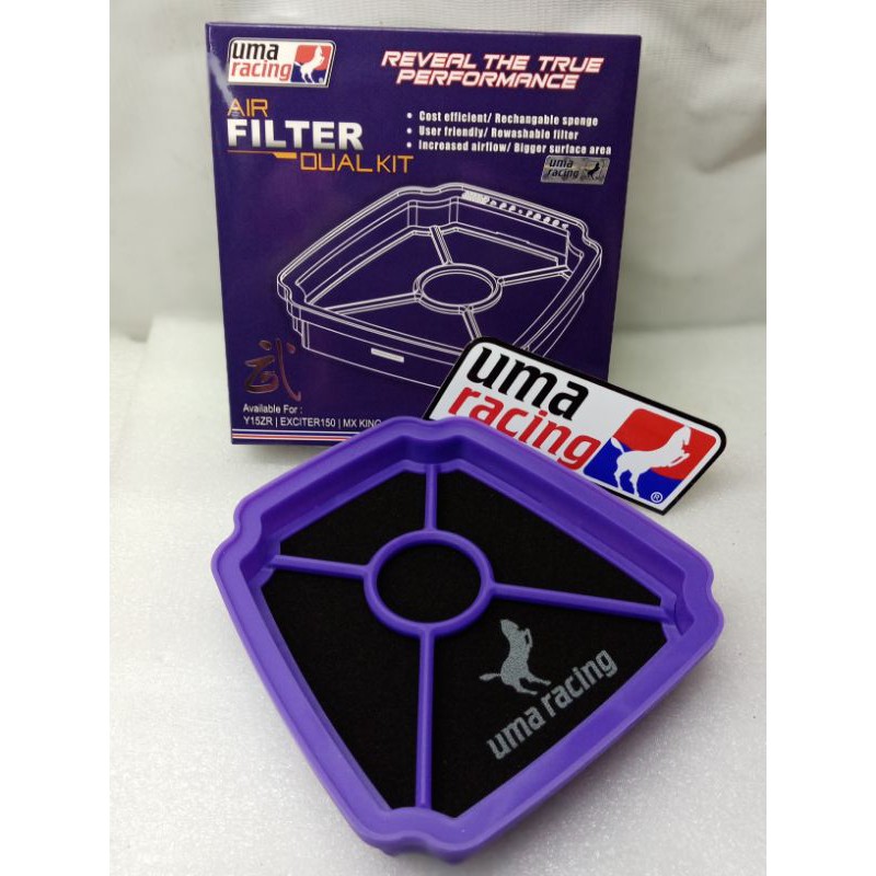 Y15ZR UMA RACING AIR FILTER DUAL KIT Shopee Malaysia