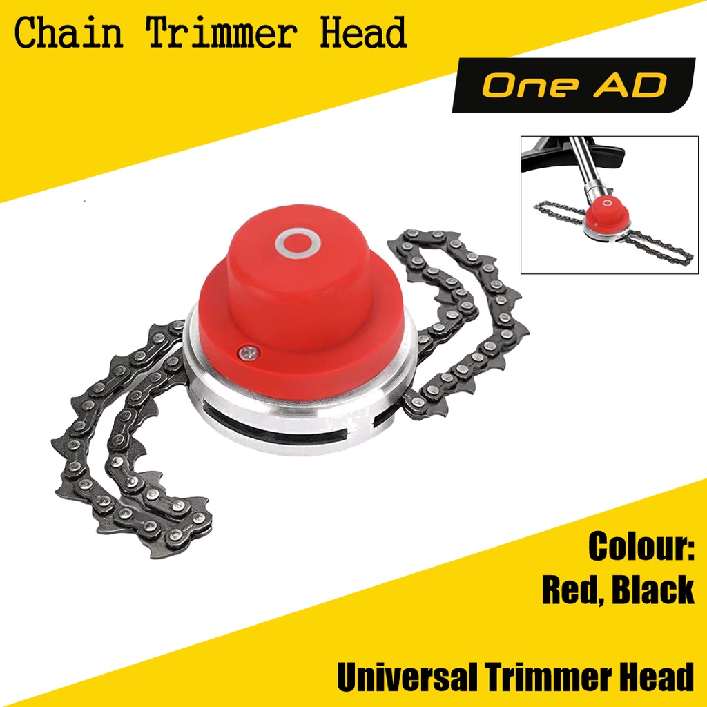 [Ready Stock]Universal Grass Cutter Head Chain Trimmer Head 65Mn Garden