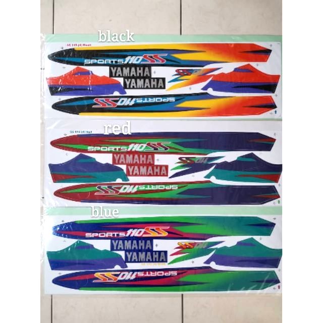 YAMAHA Y110 (4) BODY STICKER | Shopee Malaysia