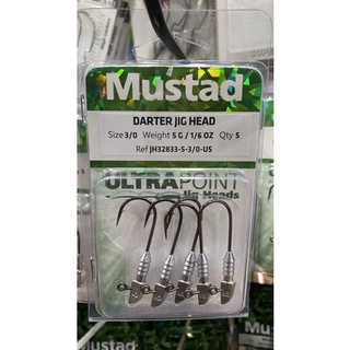 Mustad Darter Jig Head 3g to 7g Model JH32833 / Fishing Jig Head