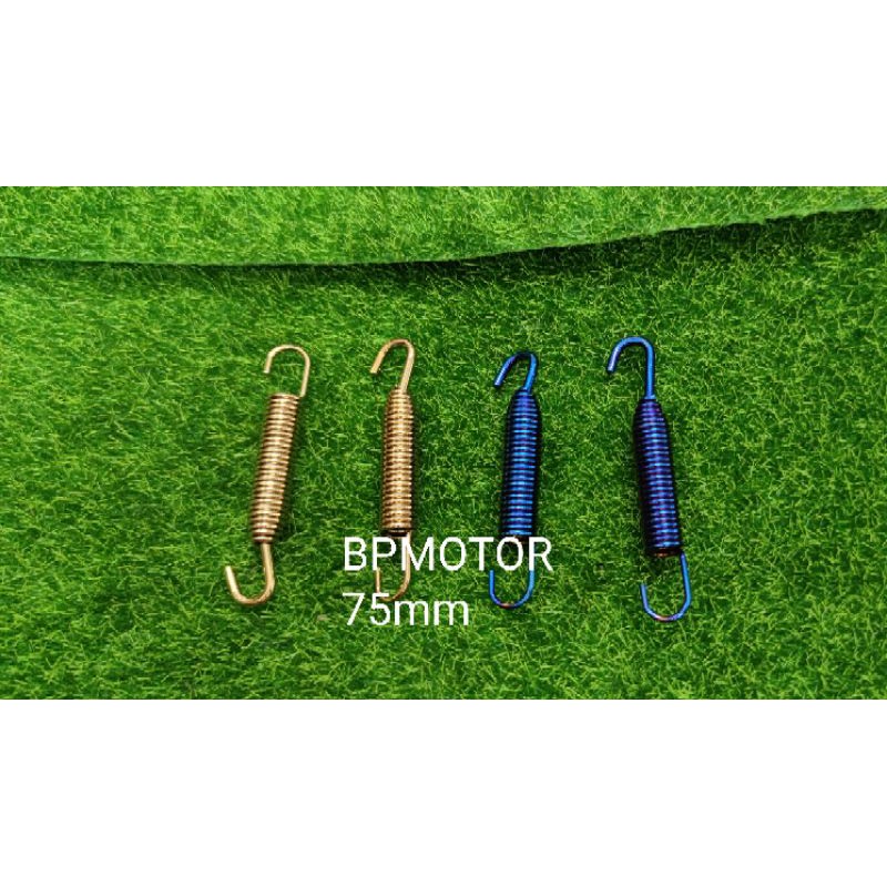 EXHAUST SPRING 75MM GOLD TATINIUM SPRING TABUNG EXHAUST UNIVERSER ...