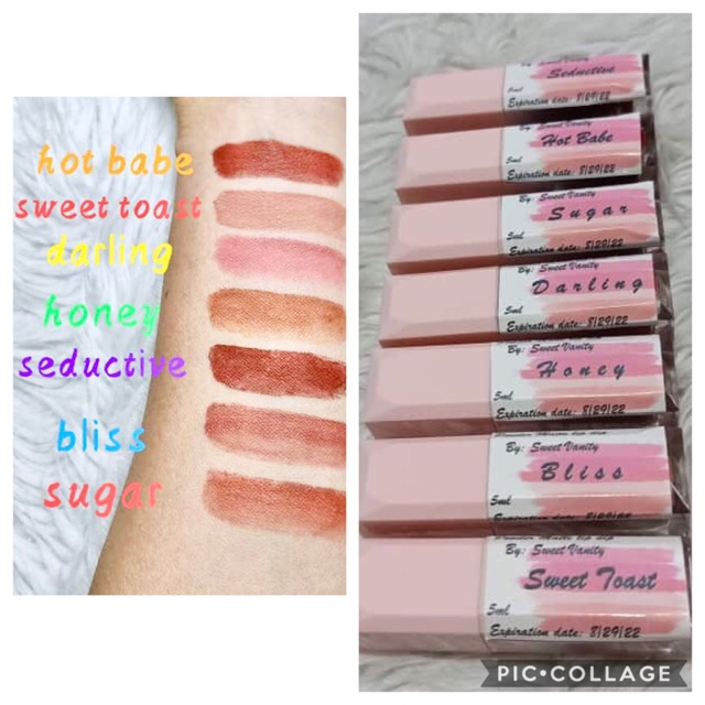 Lip Tint Powder matte (by Sweet Vanity) Shopee Malaysia