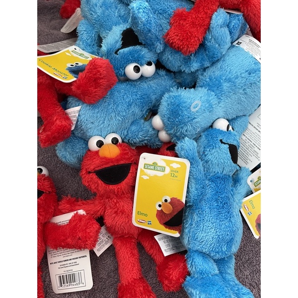 Sesame Street Plush Pal Elmo Cookie Monster 2025cm Shopee Malaysia