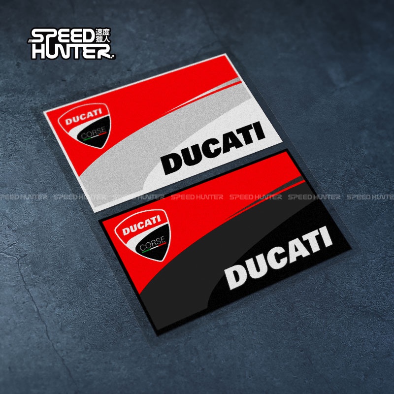 MotoGP Ducati Team Fleet Logo Sticker Motorcycle Modified Reflective