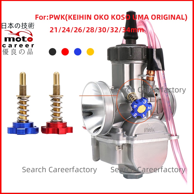 PWK Carburetor idle speed adjustment screw regulator Repair Kit Set CNC