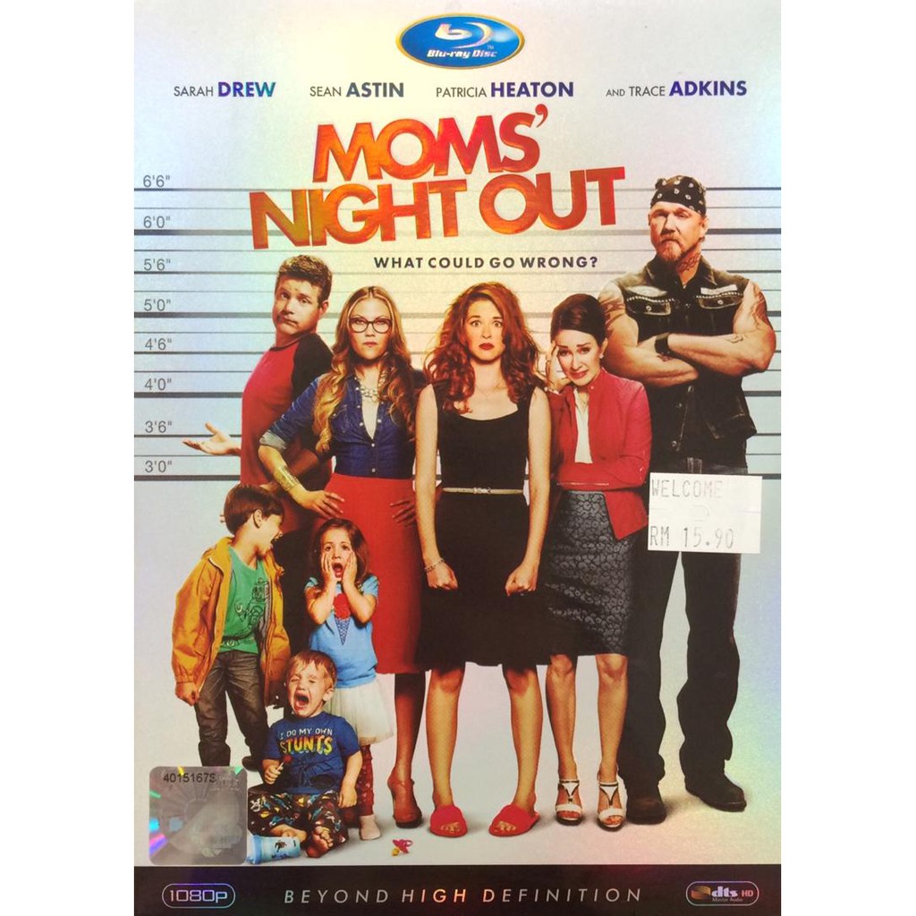 English Movie Moms Night Out DVD Import Full HD 2014 Shopee