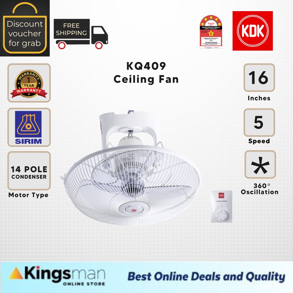[Kingsman] KDK Auto Fans 40cm/16