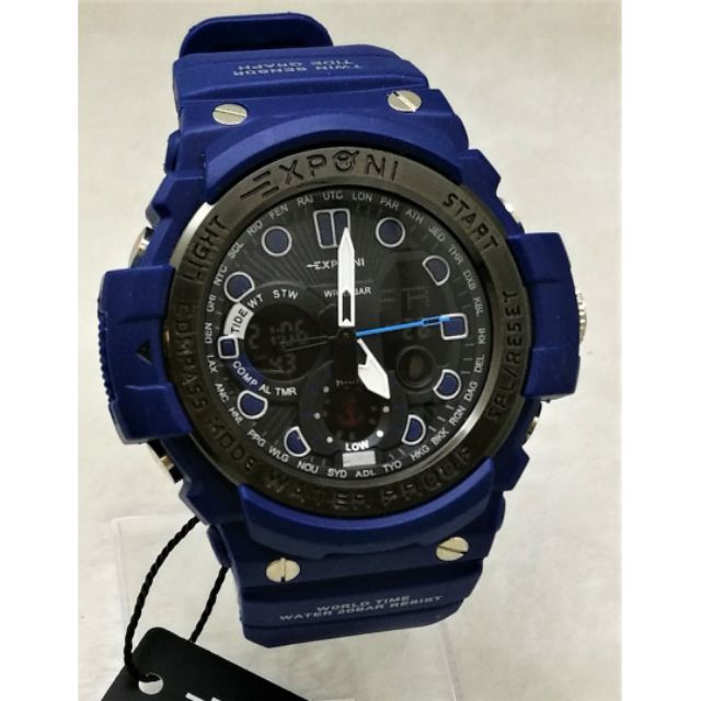 JAM TANGAN EXPONI ORIGINAL (Blue) | Shopee Malaysia