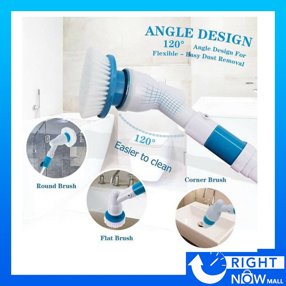 Mesin Bersih Cuci Lantai Tandas Bilik Air Alat Berus Lantai Hurricane