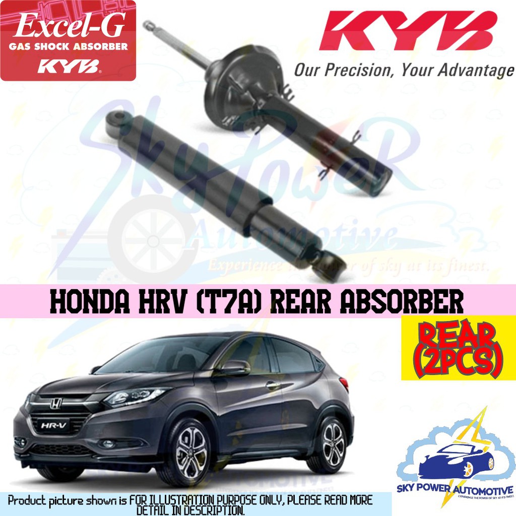 HONDA HRV (T7A) KAYABA (KYB) EXCEL-G GAS SHOCK ABSORBER (REAR 2PCS ...