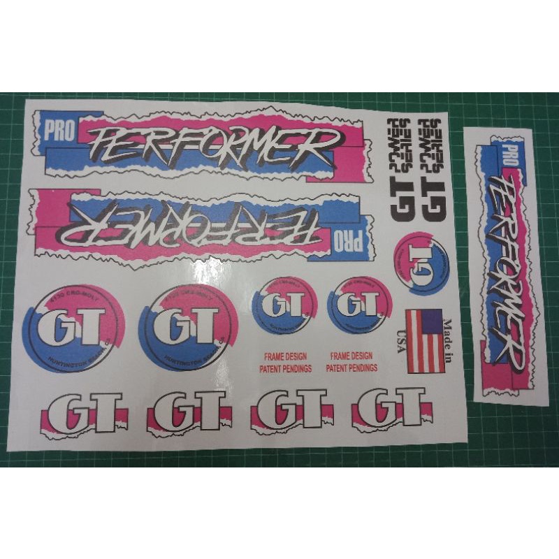 BMX GT Performer Decal Transparent Printed Sticker | Shopee Malaysia