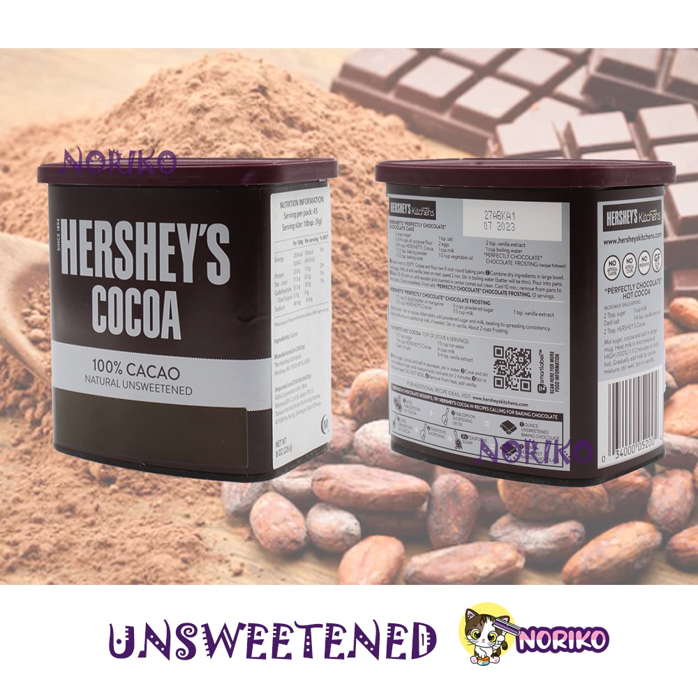 Hershey's Cocoa 100 Cacao Natural Unsweetened Special Dark Cocoa