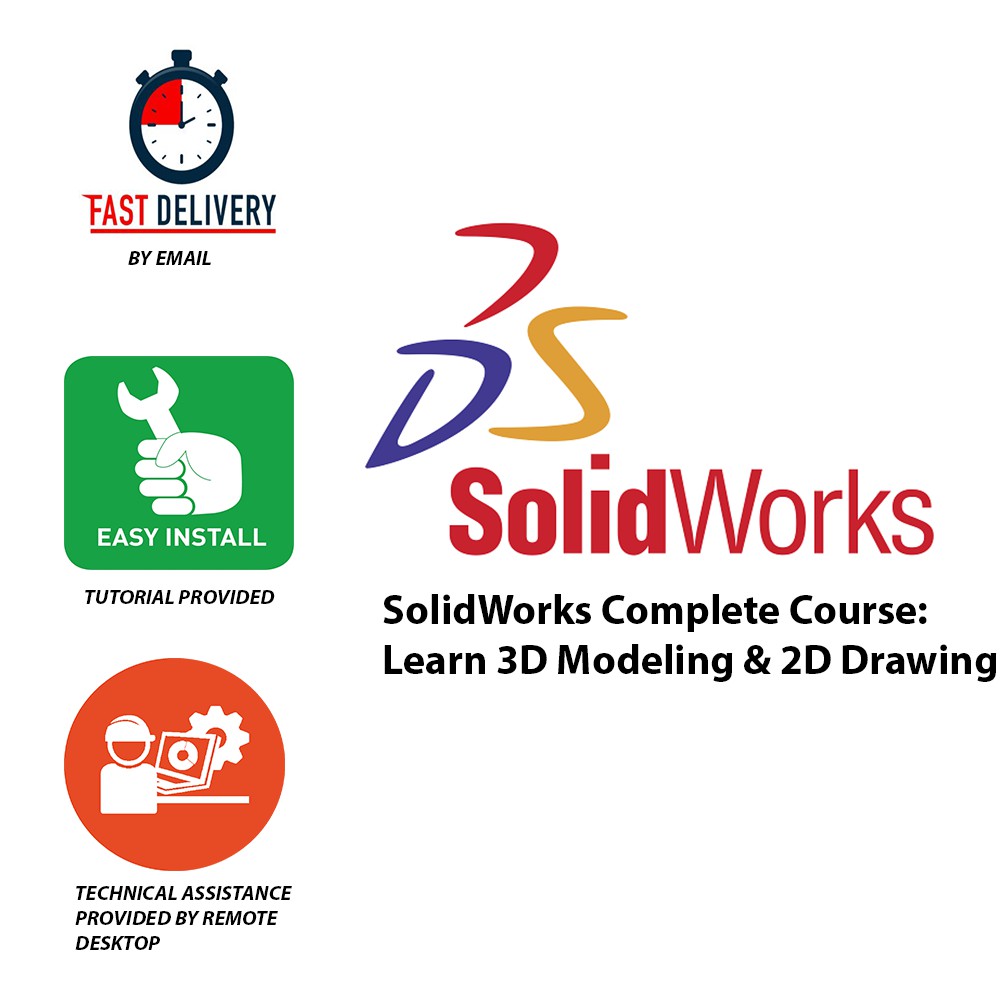 SolidWorks Complete Course: Learn 3D Modeling & 2D Drawing | Shopee ...