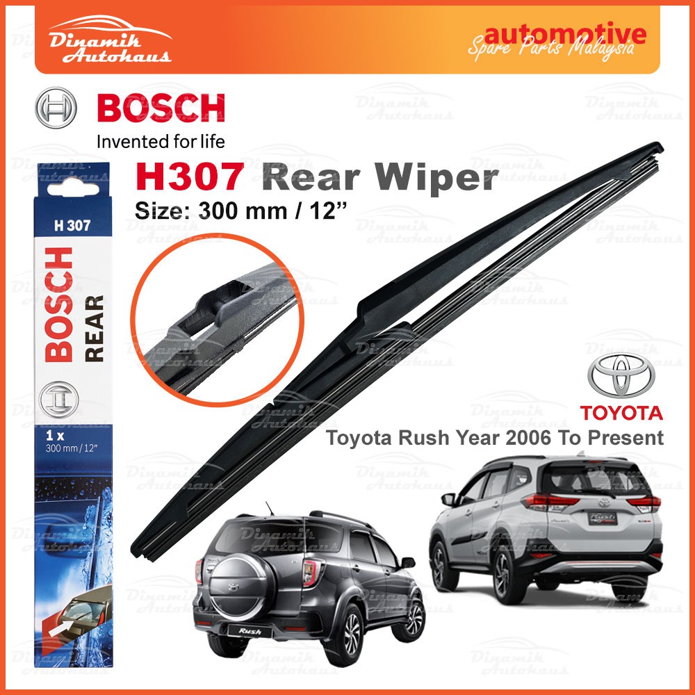 Toyota Rush Car Rear Windscreen (Wiper Cermin Belakang Kereta) Wiper
