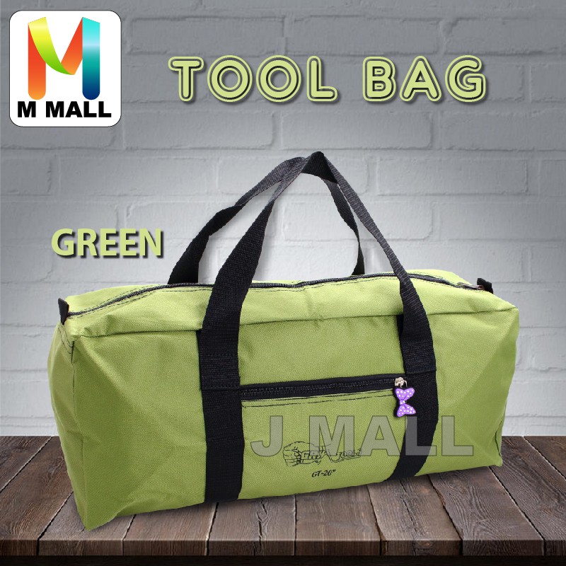 M MALL GREEN TOOL KIT HARDWARE REPAIR ZIP BAG MECHANICS ORGANIZER ZIP