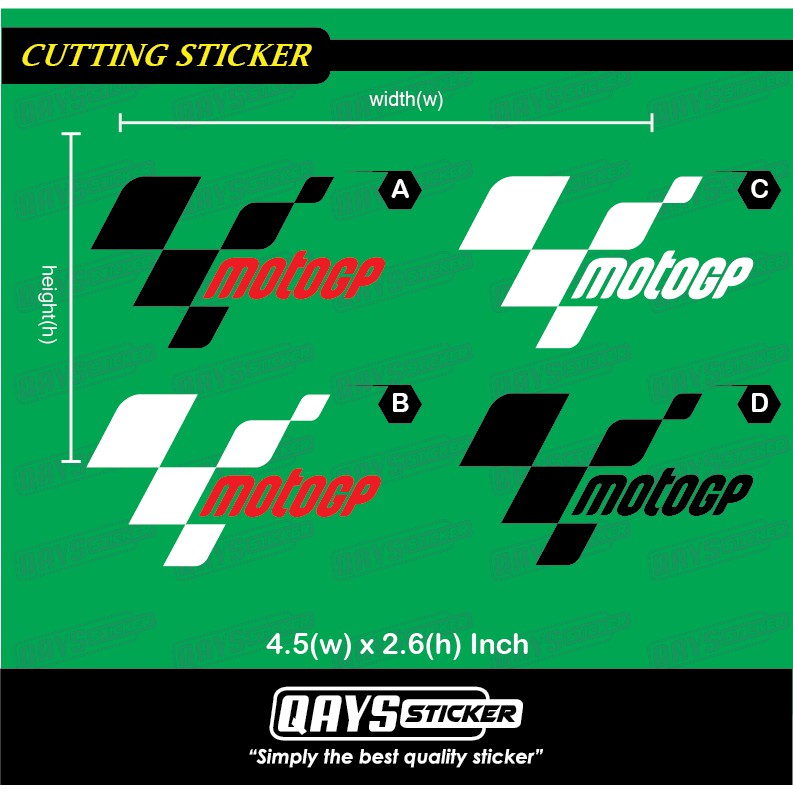 1 pc Sticker motoGP #motogp #cuttingsticker | Shopee Malaysia