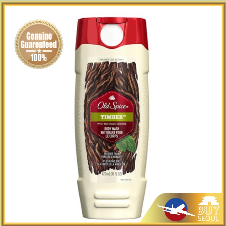 [Ready Stock] Old Spice Fresher Collection TIMBER Body Wash 473ml ...