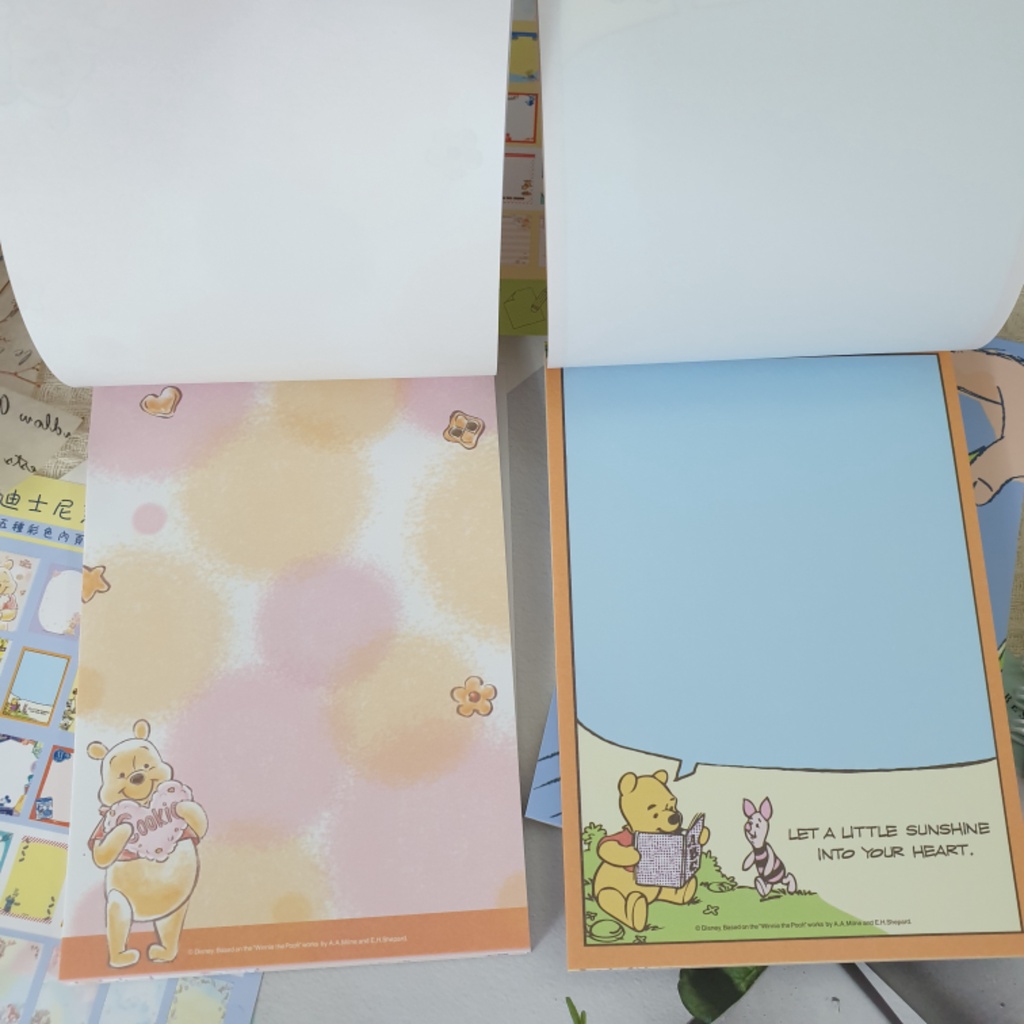 Disney 50k Notebook Pooh Note Paper Mickey The Little Mermaid Portable ...