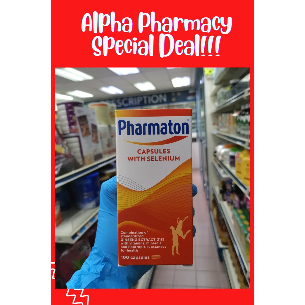 Pharmaton Multivitamin Capsules with Selenium 100s+30s | 100s | 30s ...