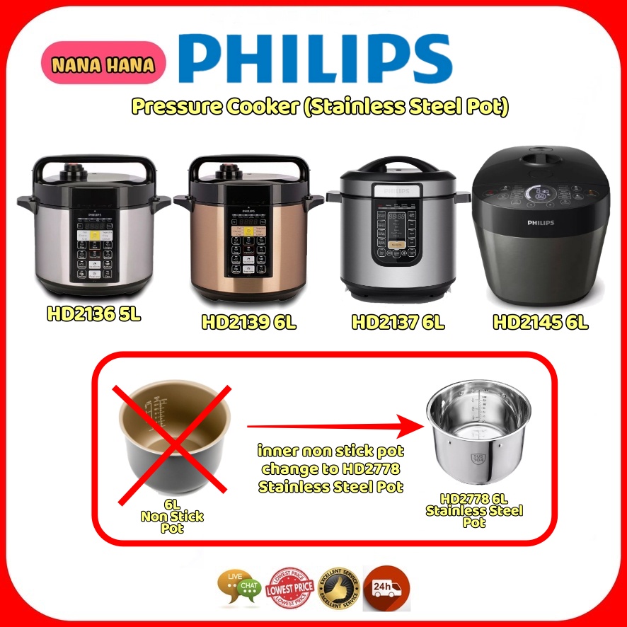 (from RM 314/341/448) Philips Pressure Cooker All in One HD2137