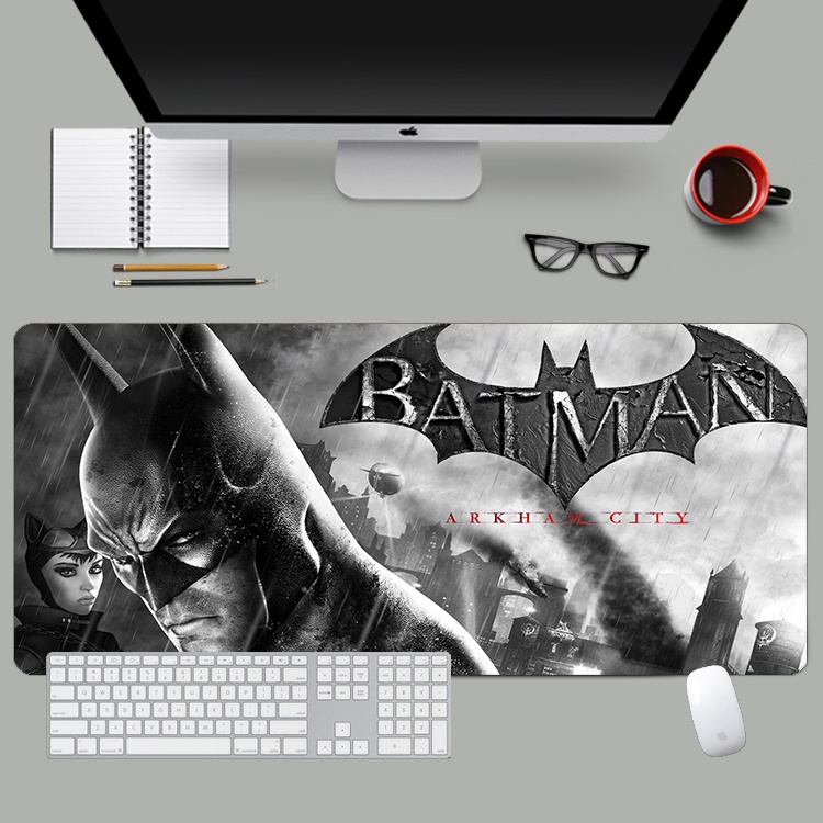 Batman Large Mousepads Gaming Mouse Mat desk Large Size Mouse pad | Shopee  Malaysia