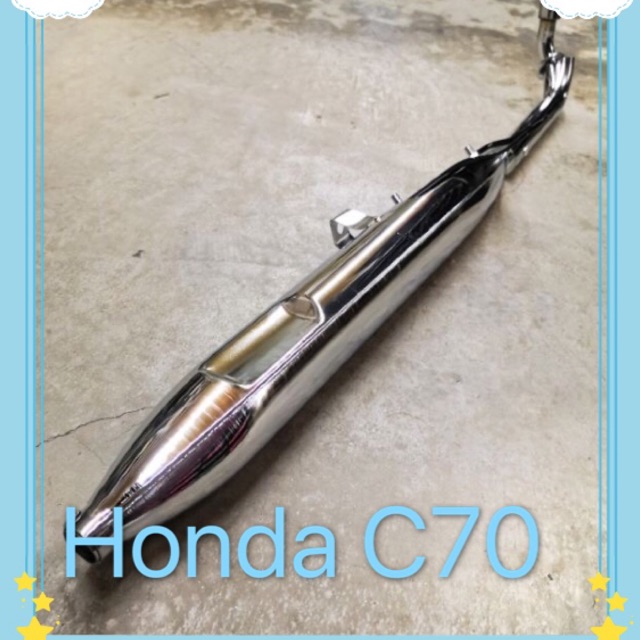 Honda C70 C70Z Exhaust Ekzos PISANG Lampu Bulat ST Shopee