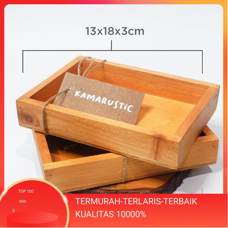 KAYU Wooden STORAGE BOX/AESTHETIC WOODEN Placemat/WOODEN FRAME/SKINCARE