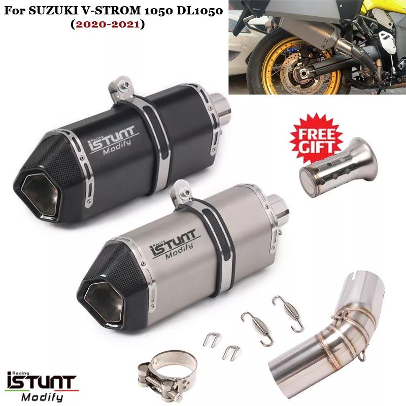 SUZUKI DL1000 V-STROM NEW GENUINE EXHAUST MUFFLER LEFT 14306-06G02 - I Love Japan Motors