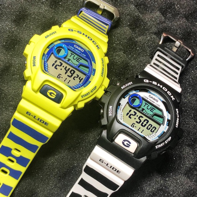 Casio G Shock G lide Series Tide Graph Sea Snake Back Light GLX 6900SS Series