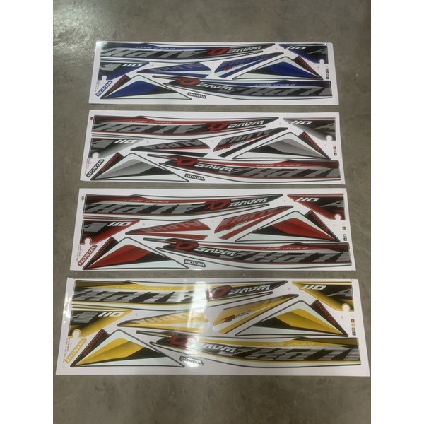 Honda wave 110 alpha body sticker 2/3 | Shopee Malaysia