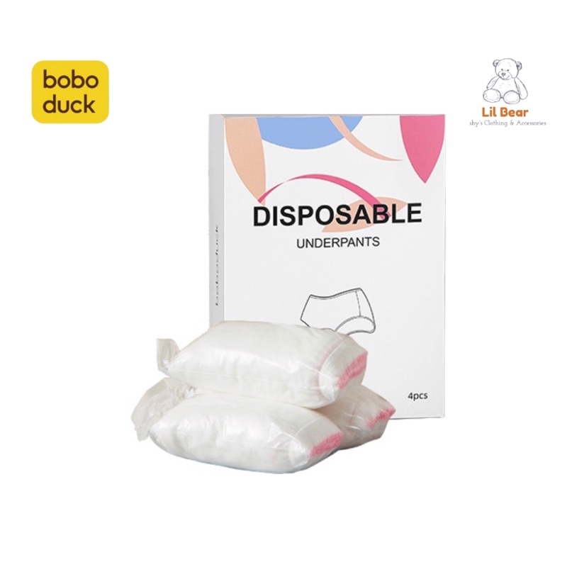 (Ready Stock)Disposable Maternity Underwear Panties(4pcs) Shopee Malaysia