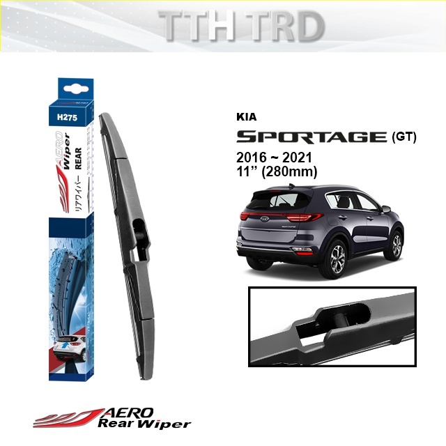 SHS Rear Wiper Blade For Kia Sportage 2016-2021 – 11 Inch (280mm) Direct Replacement – Easy Install